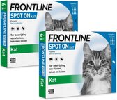 Frontline Spot On Kat - Anti vlooien en tekenmiddel - 2 x 6 pip