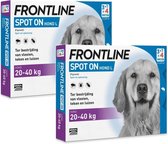 Frontline Spot On 3 - L - Anti vlooien en tekenmiddel - 2x4st