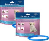 Adaptil Junior Halsband - Anti stressmiddel - 2 x 37 cm Lichtblauw Transparant per stuk < 6mnd