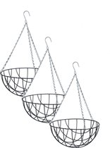 Nature Hanging Basket - Ophangen En Haken - 3 x 30x30x15.4 cm Grijs