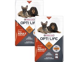 Opti Life Adult Digestion Mini - Hondenvoer - 2 x 2.5 kg
