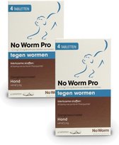 No Worm Pro Hond-S - Anti wormenmiddel - 2 x Small Vanaf 0.5 Kg Vanaf 2 Weken