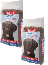 Kasper Faunafood Huismerk Krokant Adult - Hondenvoer - 2 x Gevogelte Groente Vlees 10 kg