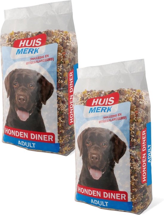 Kasper Faunafood Huismerk Diner Adult - Hondenvoer - 2 x Gevogelte Groente  Vlees 10 kg | bol.com