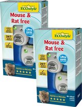 Ecostyle Mouse & Rat Free - Ongediertebestrijding - 2 x 30 m2 2 stuks