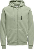 ONLY & SONS ONSCERES LIFE ZIP THR. HOODIE SWEAT NOOS Heren Vest - Maat L