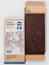 Pure chocolade met versgemalen koffie - Guatemala 62% - Palmolievrij - Vegan - Kakau Worship - 75g