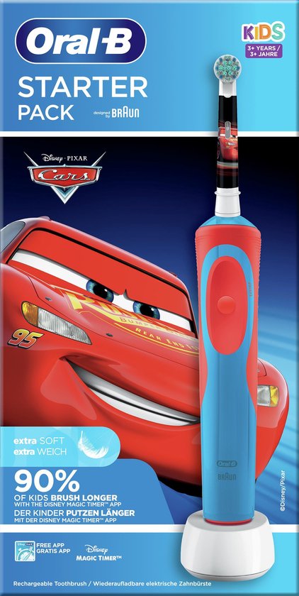 Gemiddeld Onderzoek het mozaïek Oral-B Vitality Cars - Elektrische Tandenborstel Voor Kinderen - 1 Handvat  en 2... | bol.com