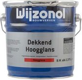 Wijzonol Dekkend Hoogglans lak G0.05.85 Mergelwit 2,5 Liter