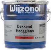 Zeehaven financieel Eindeloos Wijzonol Dekkend Hoogglans lak RAL 9010 Gebroken wit 2,5 Liter | bol.com