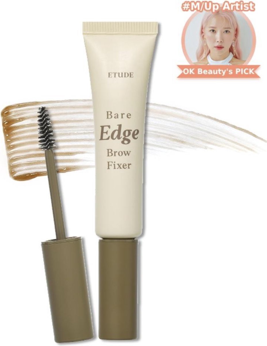 ETUDE Bare Edge Brow Fixer Setting Gel Wenkbrauwen Brow Gel Natural Defined & Sculpted Lifted Brows