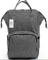 Luier en Verzorging tas -Moeder tas - Rugzak -Baby tas -Waterproof - Stijlvol en Duurzaam - Grijs