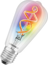 Ledvance Smart+ Wifi E27 Edison Classic Filament 4.5W 300lm - 827 Zeer Warm Wit | RGBW - Vervangt 30W.