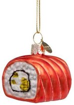 Verres décoration de Noël sushi saumon H5cm