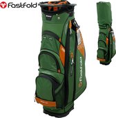 FastFold Golftas - Polyester Cartbag Golf - Olijfgroen