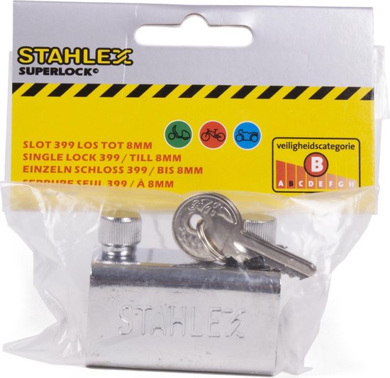 Stahlex Slot - Beveiliging tot 8mm - Inclusief 2 sleutels - Extra gemoedsrust van Stahlex — afbeelding 2