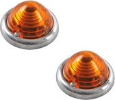 Benson Zijlamp Markeringslamp Oranje 70 mm - 2 stuks