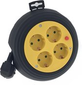 Hofftech Kabelbox CL zwart/geel 1,5 mm. 3 meter
