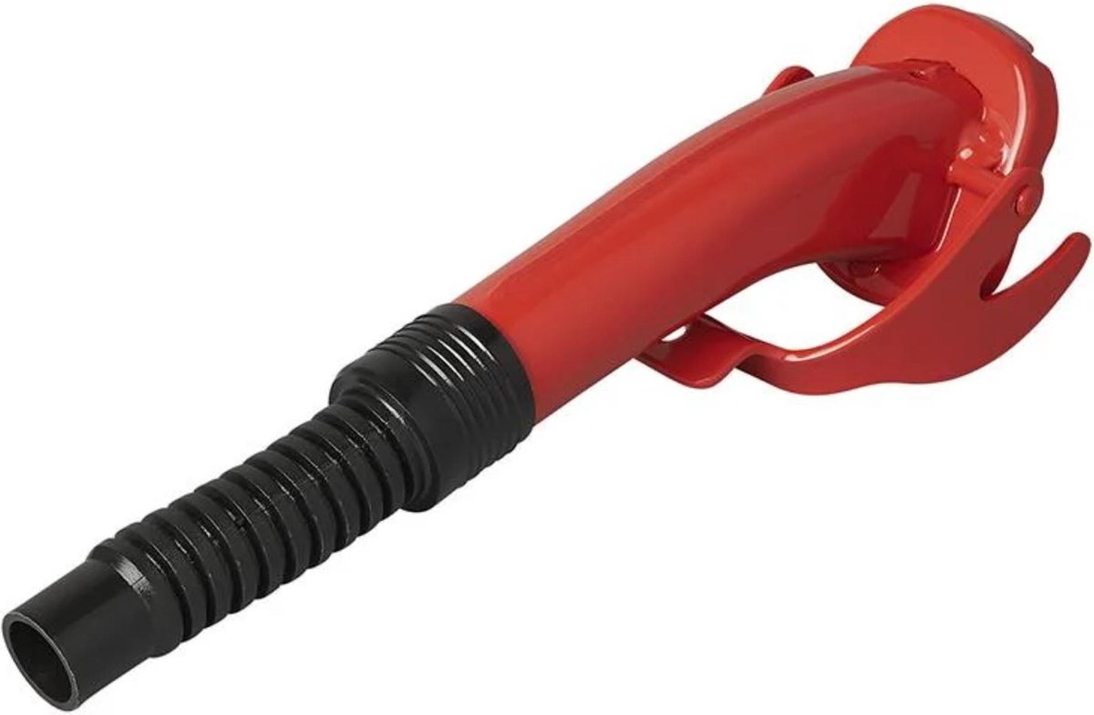 Flexibele schenktuit voor jerrycan - rood - 24 cm - metaal -