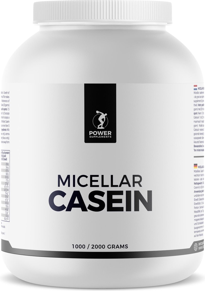 Goedkoopste Power Supplements - Micellar Casein - 2kg - Chocola