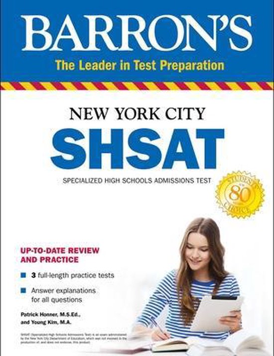 SHSAT New York City Specialized High Schools Admissions Test Barron's