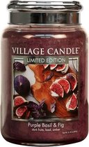 Village Candle Large Jar Purple Basil