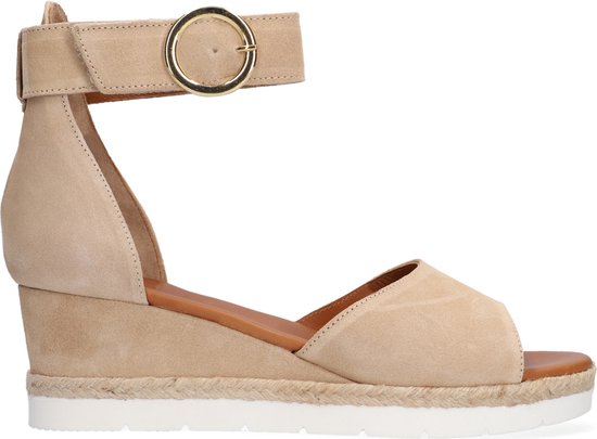 Notre-V As3272 Sandalen - Met Sleehak - Dames - Beige - Maat 40 | bol.com
