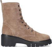 Unisa Jriso Veterboots - Laarzen Met Veters - Dames - Taupe - Maat 38