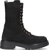 Omoda Lpmonk-08 Veterboots - Laarzen Met Veters - Dames - Zwart - Maat 42