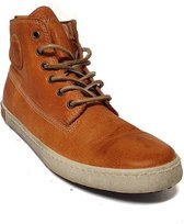 Blackstone Leather Dames High Sneaker HL90 Veg Tanned Light Orange/Pink EU 38