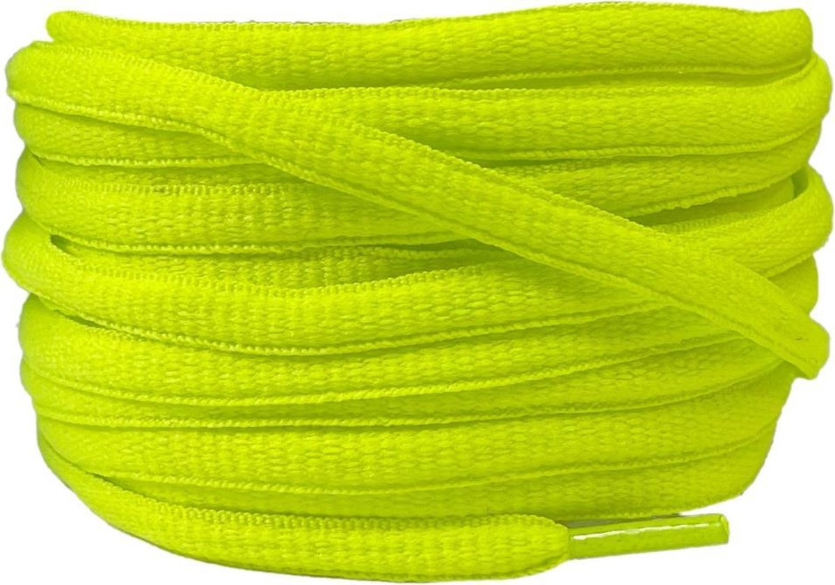 Ovale veters NeonGeel voor O.A. SB Dunk - hardloopschoenen 160cm