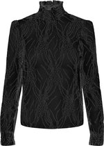 Pieces PCKYLIE LS LACE TOP Dames T-Shirt  - Maat L