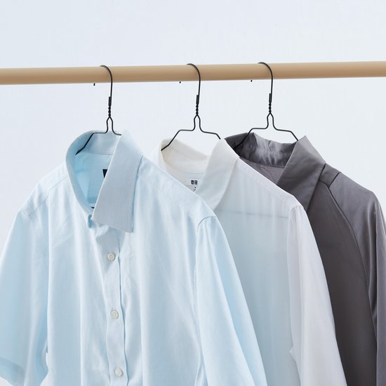 ACAZA Set de 60 vêtements en métal Cintres, fine couche mince Cintres, Pendentifs Nettoyage à sec pour les femmes / hommes / Adultes, Métal, Zwart