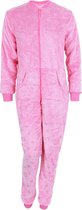 Roze onesie pyjama met sterren MAAT XS