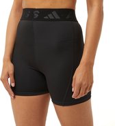 Adidas Techfit Badge Of Sport Korte Sportlegging - Zwart Dames - Maat S