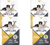 Opti Life Puppy Medium - Hondenvoer - 4 x 1 kg
