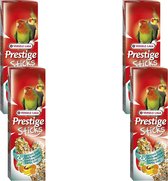 Versele-Laga Prestige Sticks Gropar Exotisch Fruit - Vogelsnack - 4 x 2x70 g