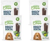 Edgard&Cooper Doggy Dental Appel - Hondensnacks - 4 x M