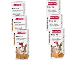 6x Beaphar Bogena Multi-Vitamine Vogel 20 ml