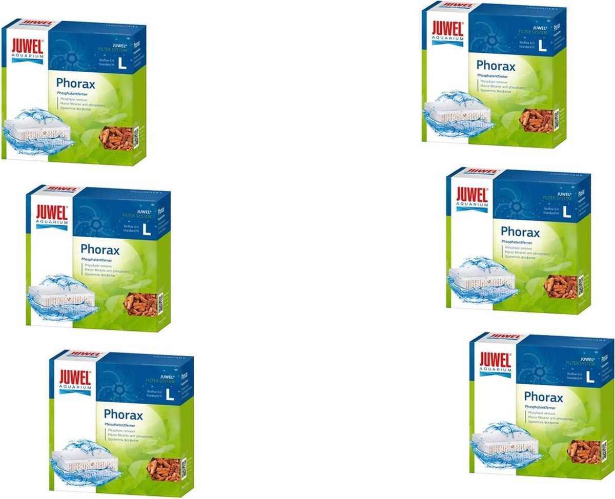 Juwel Phorax L Standaard - Filtermateriaal - 6 x 13.5x13.5x5.5 cm Standard