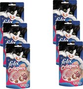 Felix Crispies 45 g - Kattensnack - 6 x Zalm&Forel