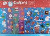 Kerst Stickers 150 stuks - o.a. Kerstman rendier kerstmis- stickers voor kerstcadeau -  kerststickers 5 stickervellen