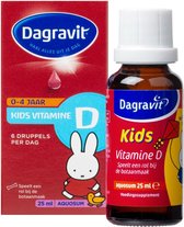 3x Dagravit Vitamine D Aquosum Druppels Kids 25 ml