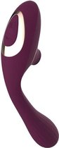 Waterproof Vibrator - NVTOYS - DINA - Roze - suckuing clitoris stimulator - bendable G-spot vibrator