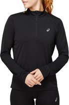 Asics Core LS 1/2 Zip Sportshirt - Maat XS  - Vrouwen - zwart