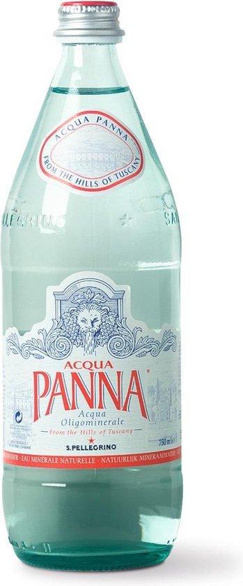Acqua Panna Mineraalwater (koolzuurvrij) 75 cl Doos 12 flessen (glas)  Tafelwater | bol.com