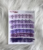 Mimi Mira Creations Functional Planner Stickers Crosses 18