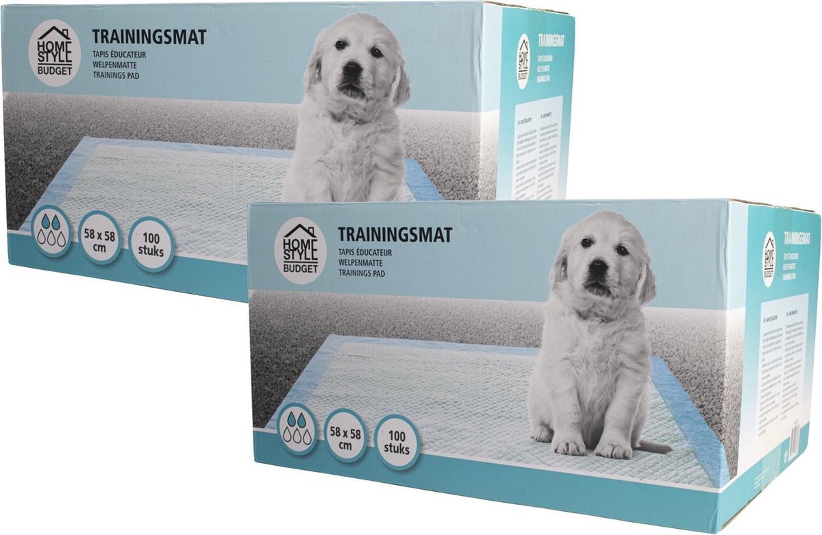Homestyle Budget Trainingsmat - Hondenzindelijkstraining - 2 x 58x58 cm 100 stuks