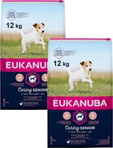 Eukanuba Caring Senior Small Breed Kip - Hondenvoer - 2 x 12 kg