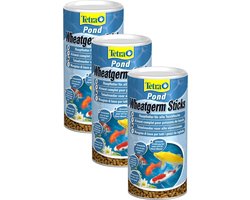 Tetra Pond Wheatgerm Sticks - Vijvervoer - 3 x 1 l
